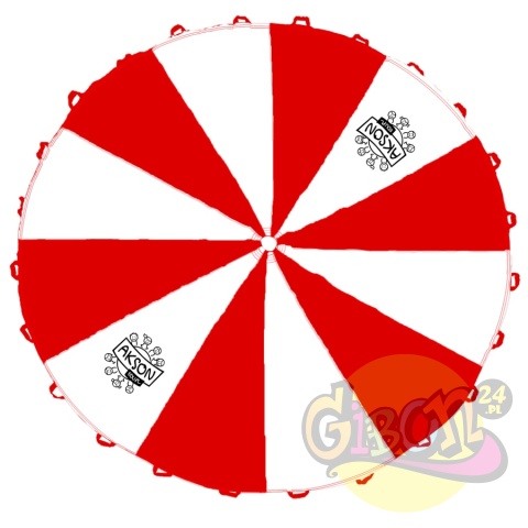 CHUSTA ANIMACYJNA BIAŁO-CZERWONA AKSON 3M CHUSTA ANIMACYJNA BIAŁO-CZERWONA AKSON 3M