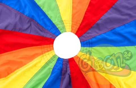 CHUSTA ANIMACYJNA TĘCZOWA AKSON 4,5M PROFESIONAL CHUSTA ANIMACYJNA TĘCZOWA AKSON 4,5M PROFESIONAL