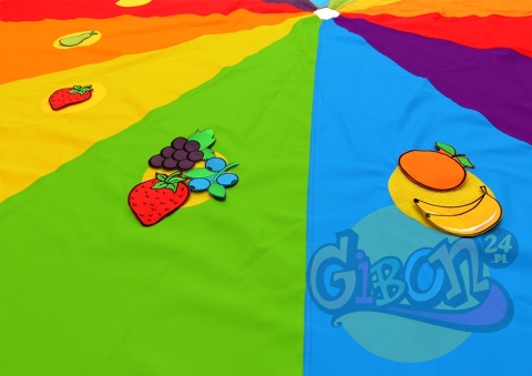 CHUSTA EDUKACYJNO ANIMACYJNA DUŻE RZEPY 3M + 12 OWOCÓW / ZESTAW CHUSTA EDUKACYJNO ANIMACYJNA DUŻE RZEPY 3M + 12 OWOCÓW / ZESTAW