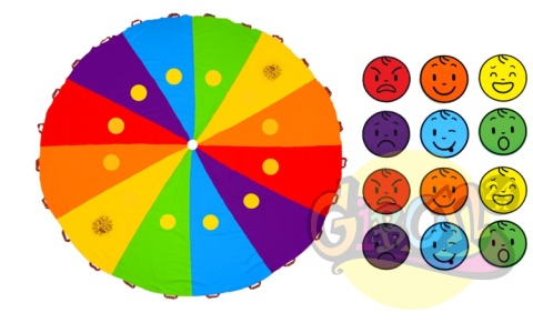 CHUSTA EDUKACYJNO ANIMACYJNA DUŻE RZEPY 3M + 12 EMOCJI / ZESTAW CHUSTA EDUKACYJNO ANIMACYJNA DUŻE RZEPY 3M + 12 EMOCJI / ZESTAW