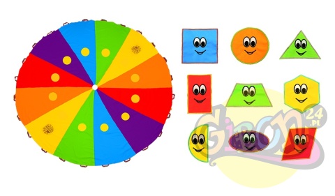 CHUSTA EDUKACYJNO ANIMACYJNA DUŻE RZEPY 3M + 9 KSZTAŁTÓW / ZESTAW CHUSTA EDUKACYJNO ANIMACYJNA DUŻE RZEPY 3M + 9 KSZTAŁTÓW / ZESTAW