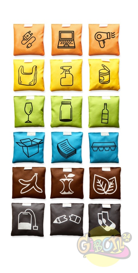 CHUSTA RECYKLING I ELEKTROŚMIECI 3M + 18 WORECZKÓW / ZESTAW CHUSTA RECYKLING I ELEKTROŚMIECI 3M + 18 WORECZKÓW / ZESTAW