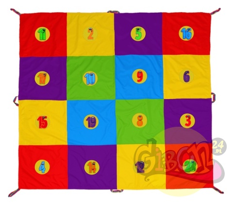 MATA EDUKACYJNA SZACHOWNICA 2X2M + 20 LICZB / ZESTAW MATA EDUKACYJNA SZACHOWNICA 2X2M + 20 LICZB / ZESTAW