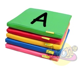 PODUSZKI KWADRATOWE ALFABET (A-Z) 26 SZT. KODURA