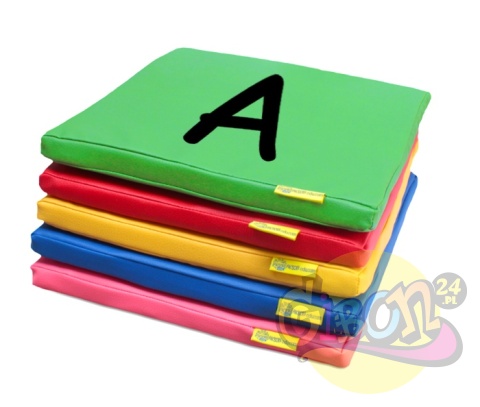 PODUSZKI KWADRATOWE ALFABET (A-Z) 26 SZT. KODURA PODUSZKI KWADRATOWE ALFABET (A-Z) 26 SZT. KODURA