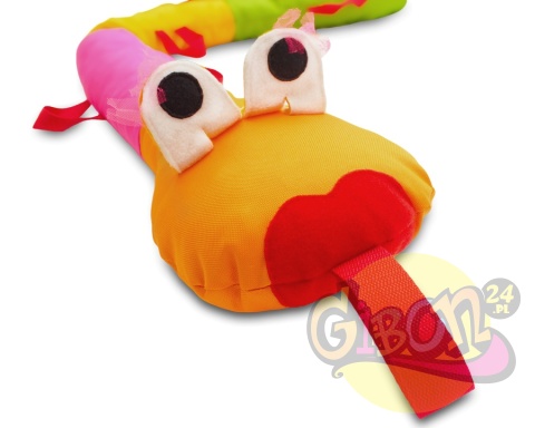 WĄŻ SPACEROWY TĘCZOWY 2,5M GĄSIENICA WĄŻ SPACEROWY TĘCZOWY 2,5M GĄSIENICA