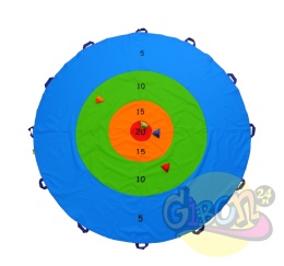 CHUSTA ANIMACYJNA TARCZA 2M + 4 WORECZKI / ZESTAW