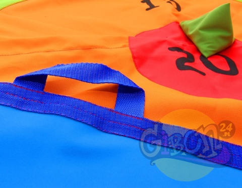 CHUSTA ANIMACYJNA TARCZA 2M + 4 WORECZKI / ZESTAW