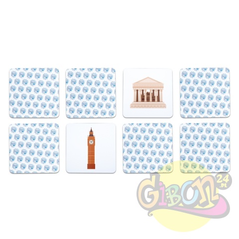 GRA MEMO PODRÓŻE XXL - 36 ELEMENTÓW