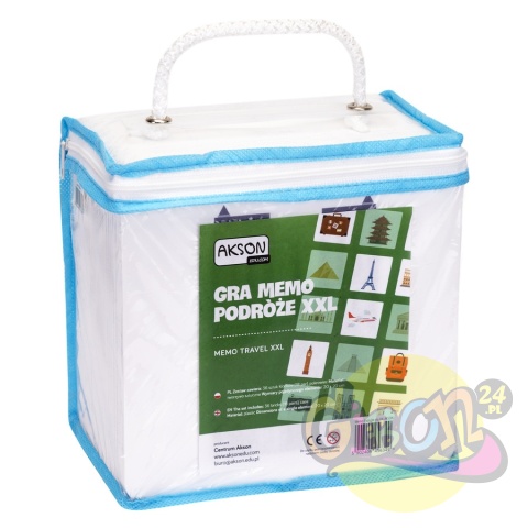 GRA MEMO PODRÓŻE XXL - 36 ELEMENTÓW