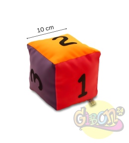 KOSTKA EDUKACYJNA CYFRY 10 CM
