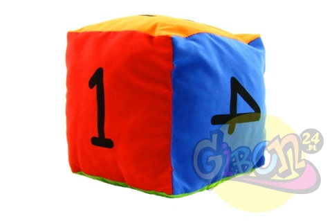 KOSTKA EDUKACYJNA CYFRY 20 CM