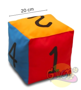 KOSTKA EDUKACYJNA CYFRY 20 CM