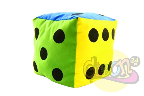 KOSTKA EDUKACYJNA KROPKI 15 CM