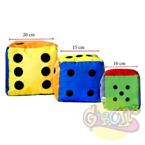 KOSTKA EDUKACYJNA KROPKI 20 CM