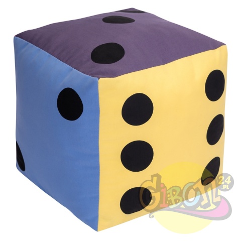 KOSTKA EDUKACYJNA PASTELOWA KROPKI 15 CM