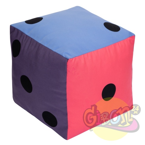 KOSTKA EDUKACYJNA PASTELOWA KROPKI 15 CM