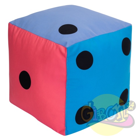 KOSTKA EDUKACYJNA PASTELOWA KROPKI 20 CM