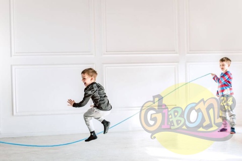 SKAKANKA ANIMACYJNA 6M SUPER DŁUGA - KOLOR NIEBIESKI