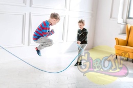 SKAKANKA ANIMACYJNA 6M SUPER DŁUGA - KOLOR ŻÓŁTY