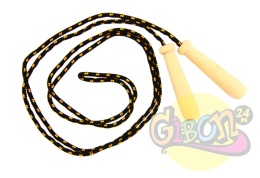 SKAKANKA SZNURKOWA 2M - KOLOR CZARNY