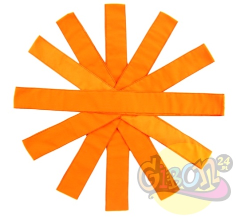 SZARFY GIMNASTYCZNE POMARAŃCZOWE ZESTAW 6SZT.