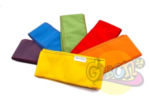 SZARFY GIMNASTYCZNE ŻÓŁTE ZESTAW 6SZT.